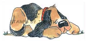 O-02 Lg. Sleeping Hound